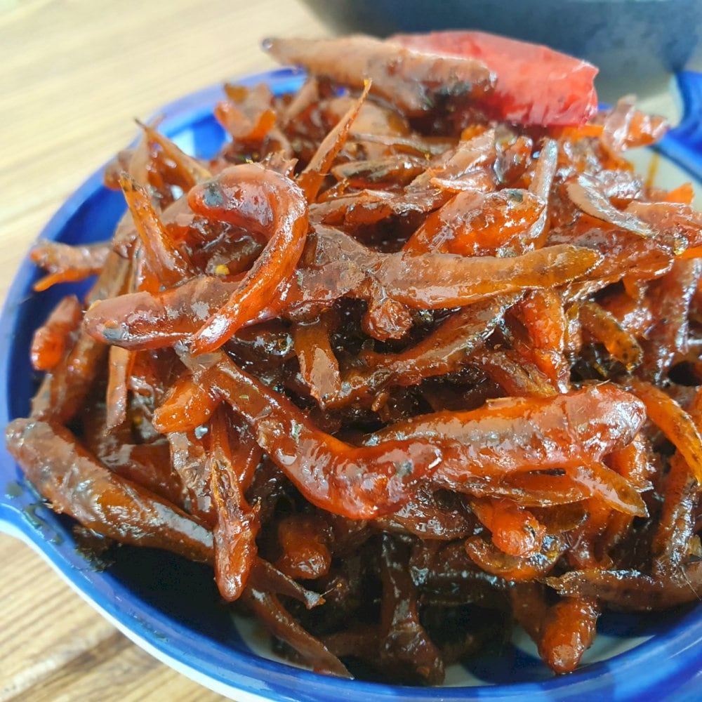 Cá bống sông Trà kho tiêu 